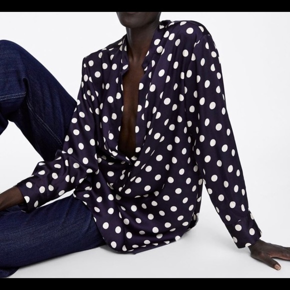 ZARA polka dots shirt - Picture 4 of 4